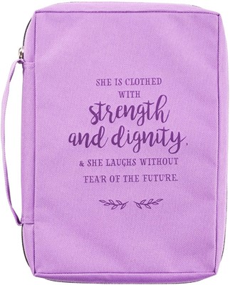 Strength and Dignity Bible Case, Large (Bible Case)