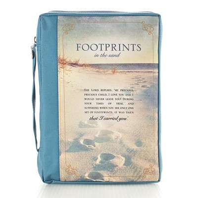 Footprints Bible Case, Large (Bible Case)