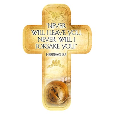 Hebrews 13:5 Cross Bookmark (Bookmark)