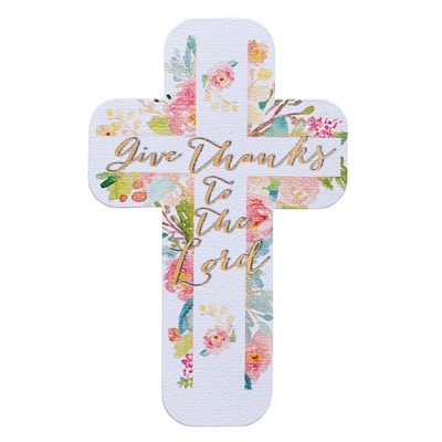 Give Thanks Cross Bookmark (Bookmark)