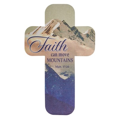 Faith Can Move Mountains Cross Bookmark (Bookmark)