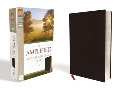 Amplified Topical Reference Bible, Black, Bonded Leather (Bonded Leather)