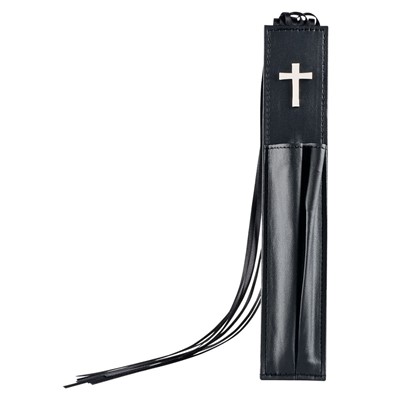 Black Faux Leather Bible Bookmark (Bookmark)