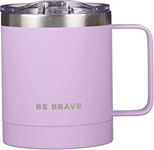 Be Brave Purple Stainless Steel Camp Style Mug (General Merchandise)