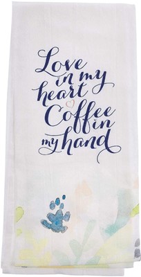 Love & Coffee Tea Towel (General Merchandise)