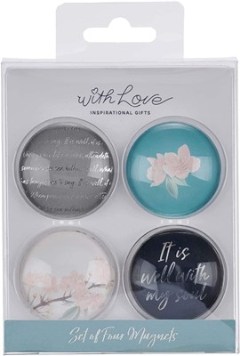 It is Well Glass Magnet Set (pack of 4) (Magnet)