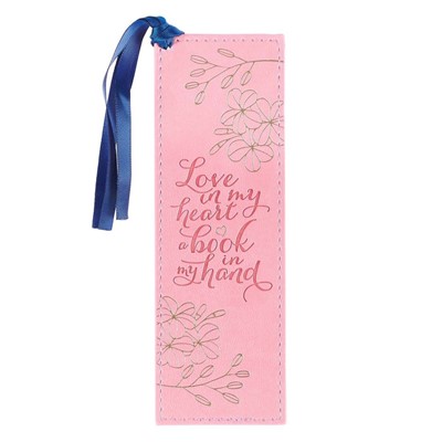 Love in My Heart Faux Leather Bookmark (Bookmark)