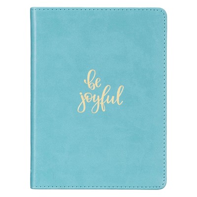 Be Joyful Teal Handy-Sized Journal (Imitation Leather)