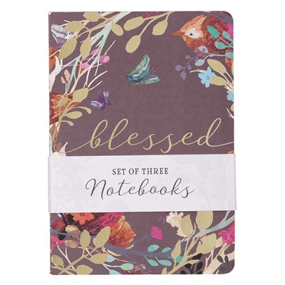 Blessed is She Medium Notebook Set (pack of 3) (Notebook / Blank Book)