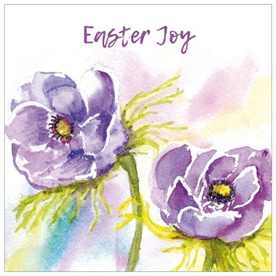 Purple Flowers Easter Cards (pack of 5) (Cards)