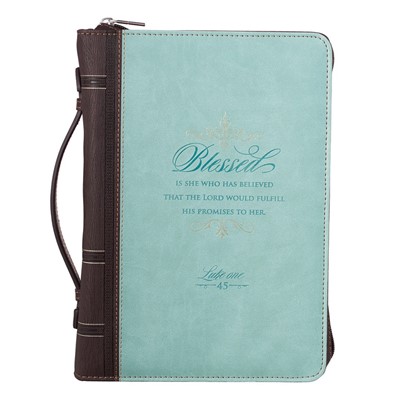 Blessed Light Blue Fashion Bible Cover, Extra Large (Bible Case)