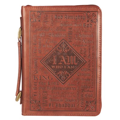 Names of God Brown Classic Bible Case, Extra Large (Bible Case)