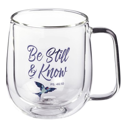 Be Still and Know Double-Walled Glass Mug (General Merchandise)