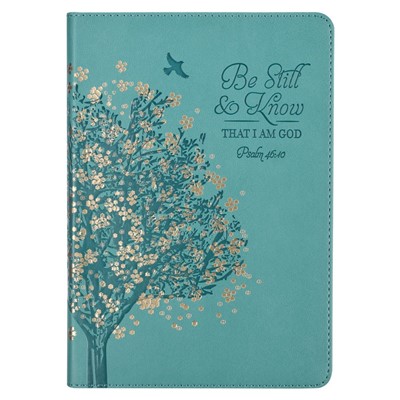 Be Still and Know Teal Faux Leather Classic Journal (Imitation Leather)