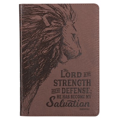 My Strength and Defense Faux Leather Classic Journal (Imitation Leather)