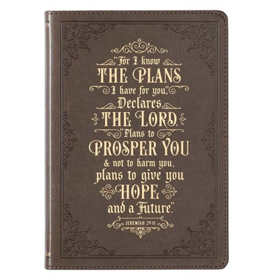 For I Know the Plans Faux Leather Classic Journal (Imitation Leather)