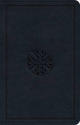 ESV Premium Gift Bible (TruTone, Navy, Mosaic Cross Design) (Imitation Leather)