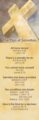 Plan Of Salvation Bookmark (Pack of 25) (Bookmark)