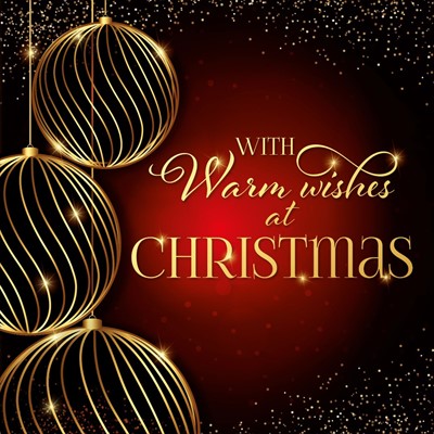 Luxury Christmas Cards - Warm Wishes at Christmas (10 pack) (Cards)