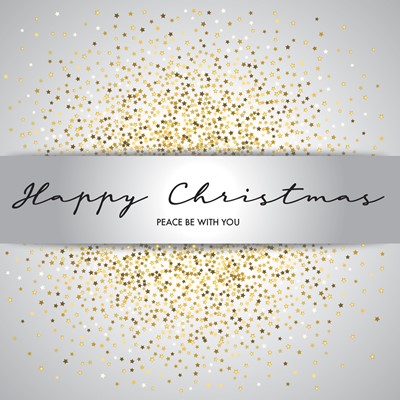 Luxury Christmas Cards - Happy Christmas (pack of 10) (Cards)
