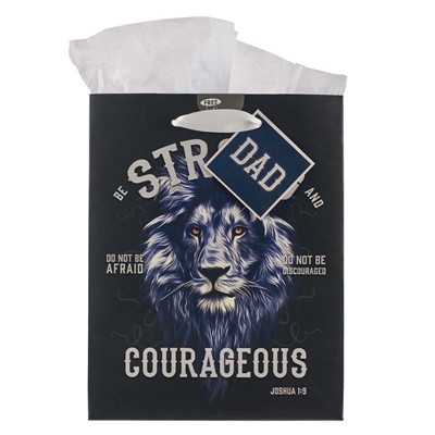 Strong & Courageous Dad Medium Gift Bag (General Merchandise)