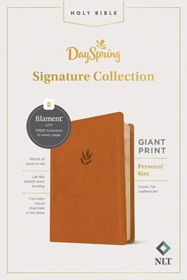 NLT Personal Size Giant Print Bible, Filament Edition (Imitation Leather)