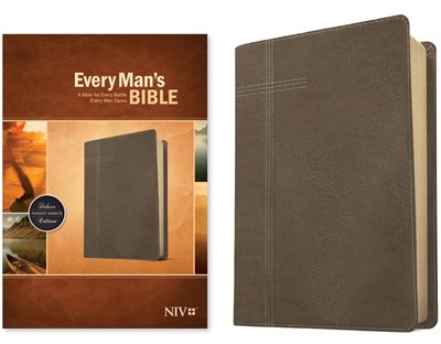 NIV Every Man's Bible, LeatherLike, Pursuit Granite (Imitation Leather)