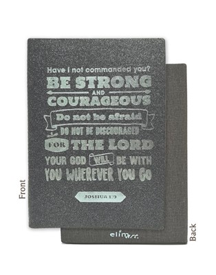 Be Strong & Courageous Flex Cover Journal (Imitation Leather)