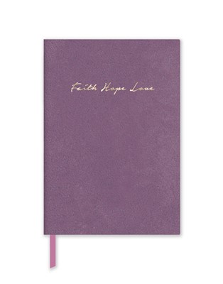 Faith Hope Love PU Journal (Paperback)