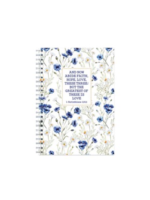 Faith Hope Love Wire O Hard Cover (Spiral Bound)