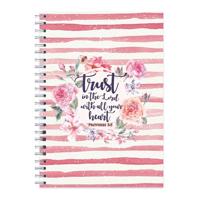 Trust in the Lord Wire O Hard Cover Journal (Spiral Bound)