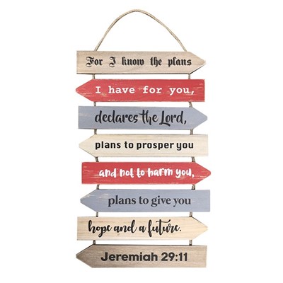 Jeremiah 29:11 MDF Wall Art (General Merchandise)