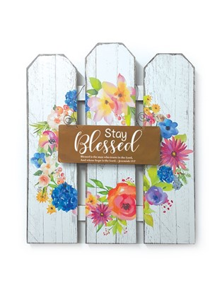 Stay Blessed Jeremiah 17:7 MDF Wall Art (General Merchandise)