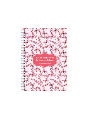 Let All That You Do Wire O Hard Cover Journal (Spiral Bound)