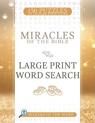 Miracles of the Bible Large Print Word Search (Paperback)