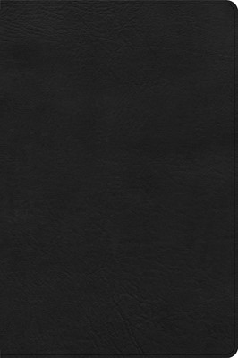 CSB Large Print Thinline Bible, Black LeatherTouch (Imitation Leather)
