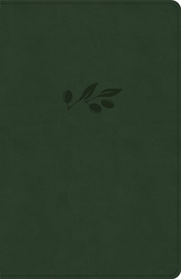 KJV Thinline Bible, Olive LeatherTouch (Imitation Leather)