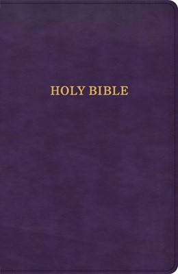 KJV Thinline Bible, Purple LeatherTouch (Imitation Leather)