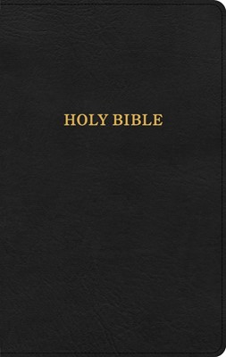 KJV Thinline Reference Bible, Black LeatherTouch (Imitation Leather)
