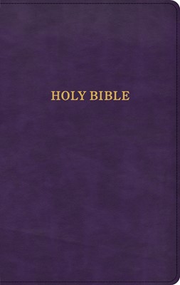 KJV Thinline Reference Bible, Purple LeatherTouch (Imitation Leather)