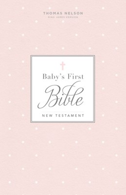 KJV Baby's First New Testament, Pink (Hard Cover)