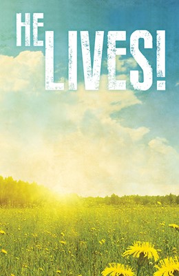 He Lives! Images Easter Bulletin (Pkg of 50) (Bulletin)