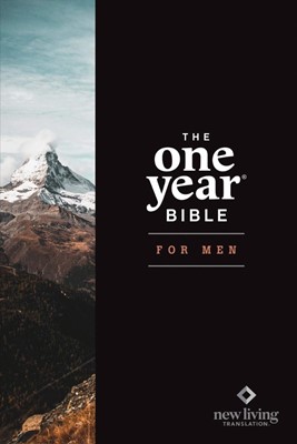 NLT The One Year Bible for Men (Hard Cover)