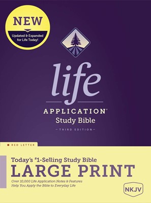 NKJV Life Application Study Bible Third Edition, Large Print (Hard Cover)