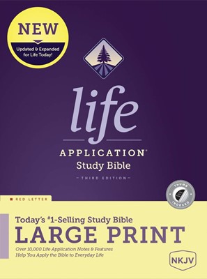 NKJV Life Application Study Bible Third Edition, Large Print (Hard Cover)