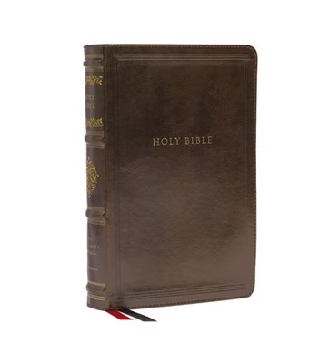 NKJV Personal Size Reference Bible, Brown (Imitation Leather)