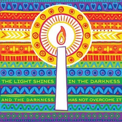 Vibrant Candle Compassion Christmas Cards (pack of 10) (Cards)