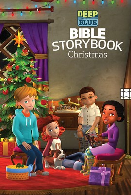 Deep Blue Bible Storybook Christmas (Hard Cover)
