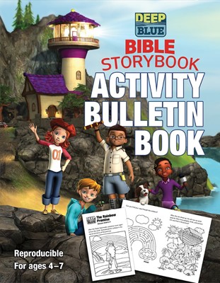 Deep Blue Bible Storybook Activity Bulletin Book (Paperback)
