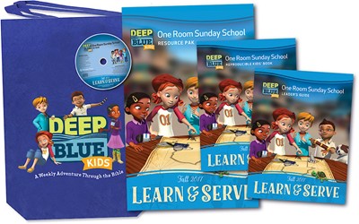 Deep Blue Kids Learn & Serve One Room Sunday School Kit Fall (Kit)